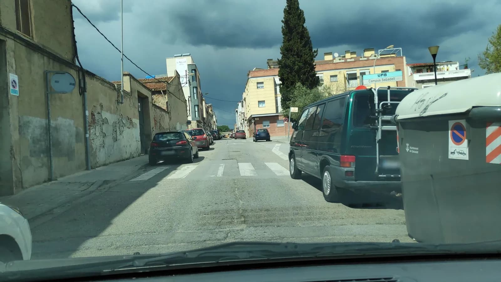 Aparcamiento gratuito en Carrer de Bonavista en Sabadell (Barcelona)