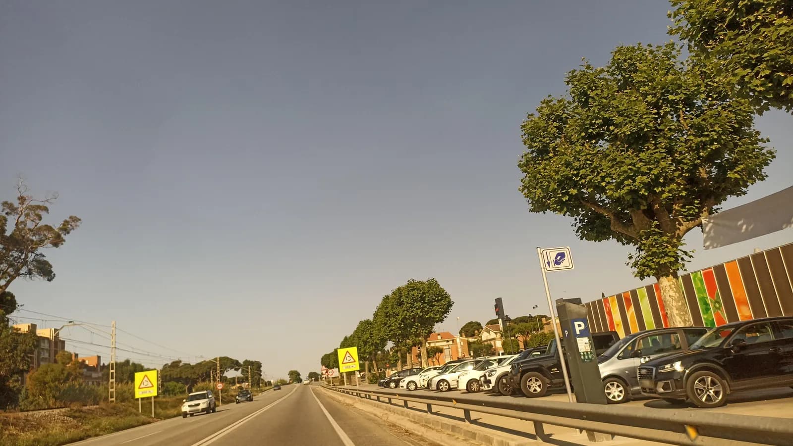 Parking gratis en el carrer de les Animes, Sant Vicenç de Montalt en Sant Vicenç de Montalt (Barcelona)