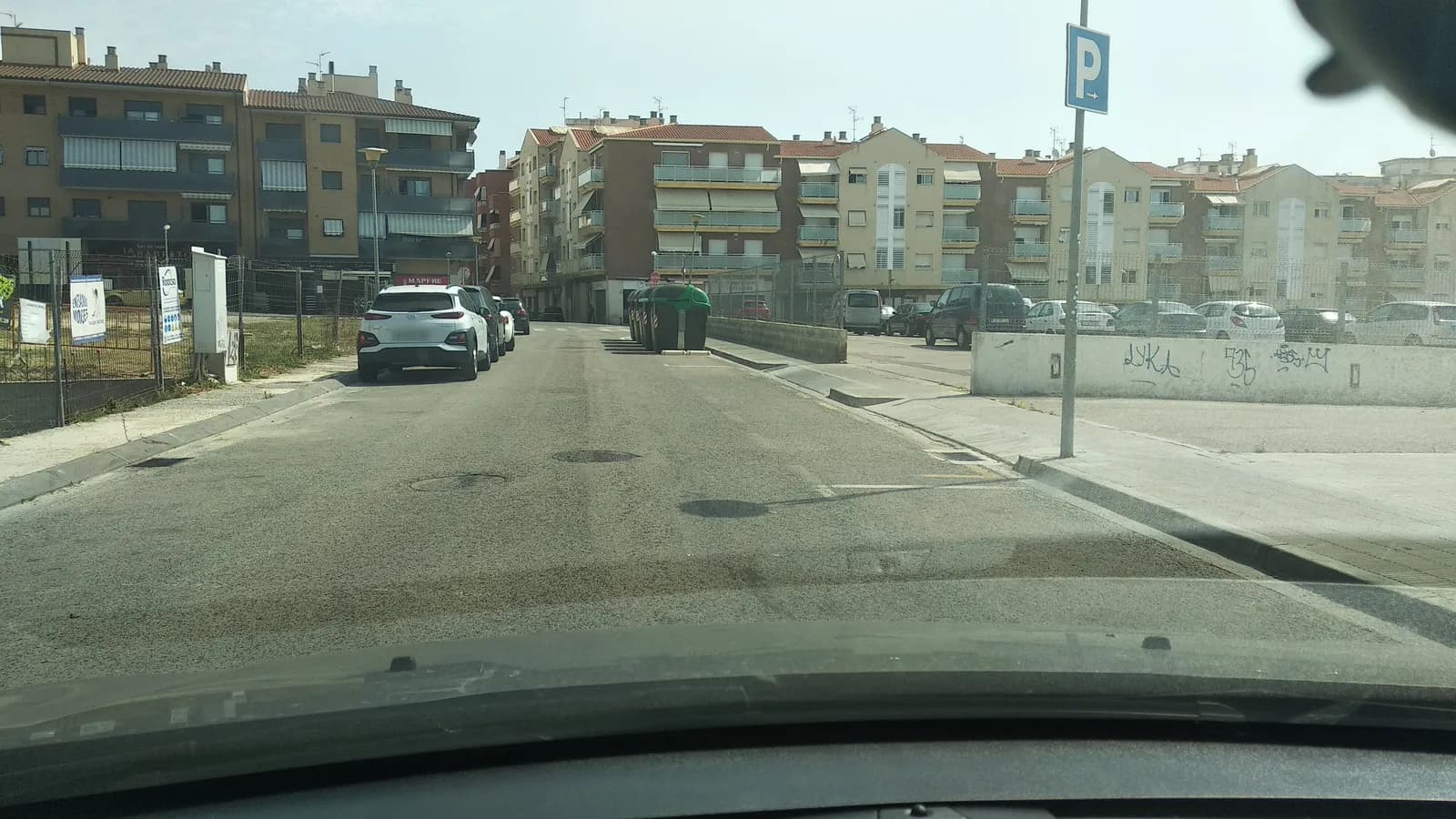 Aparcamiento gratuito del Carrer de les Flors, el Vendrell en El Vendrell (Tarragona)
