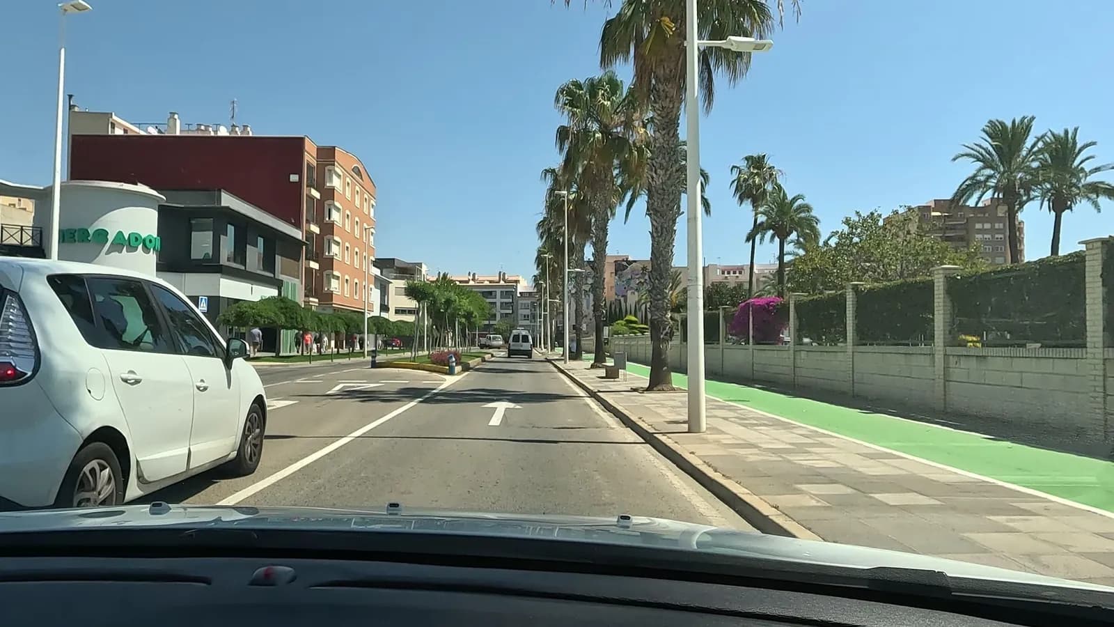 Aparcamiento gratuito en Carrer del 9 d'octubre en Benicarló (Castellón)