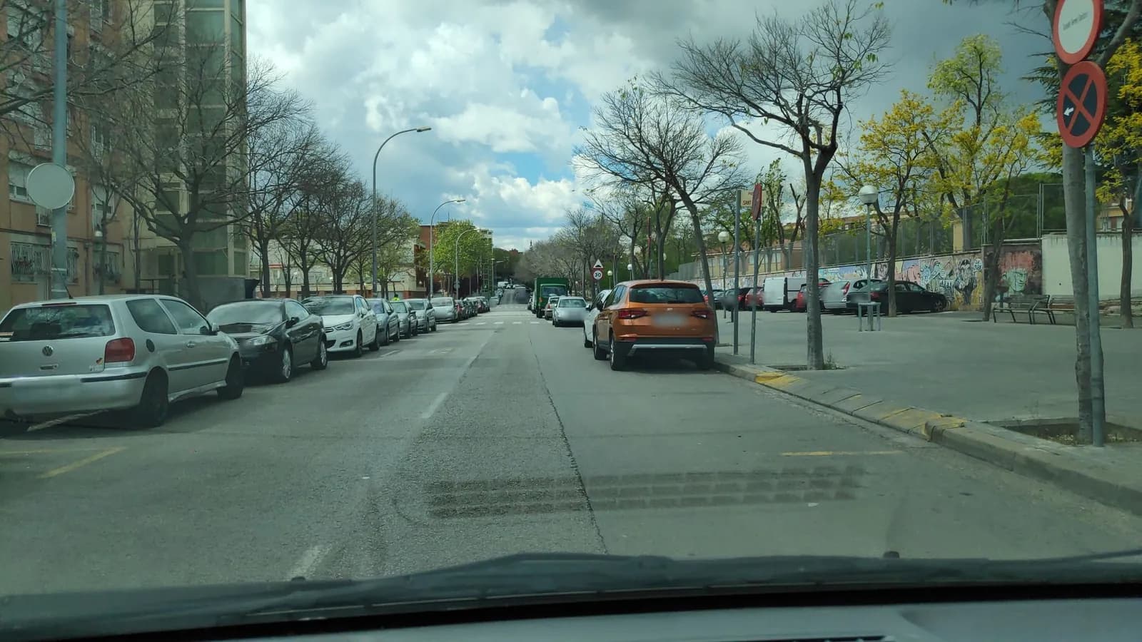 Aparcamiento gratuito en Carrer del Príncep de Viana en Sabadell (Barcelona)
