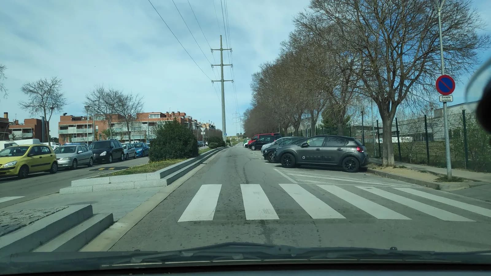 Aparcamiento gratuito en Carrer del Segre en Rubí (Barcelona)