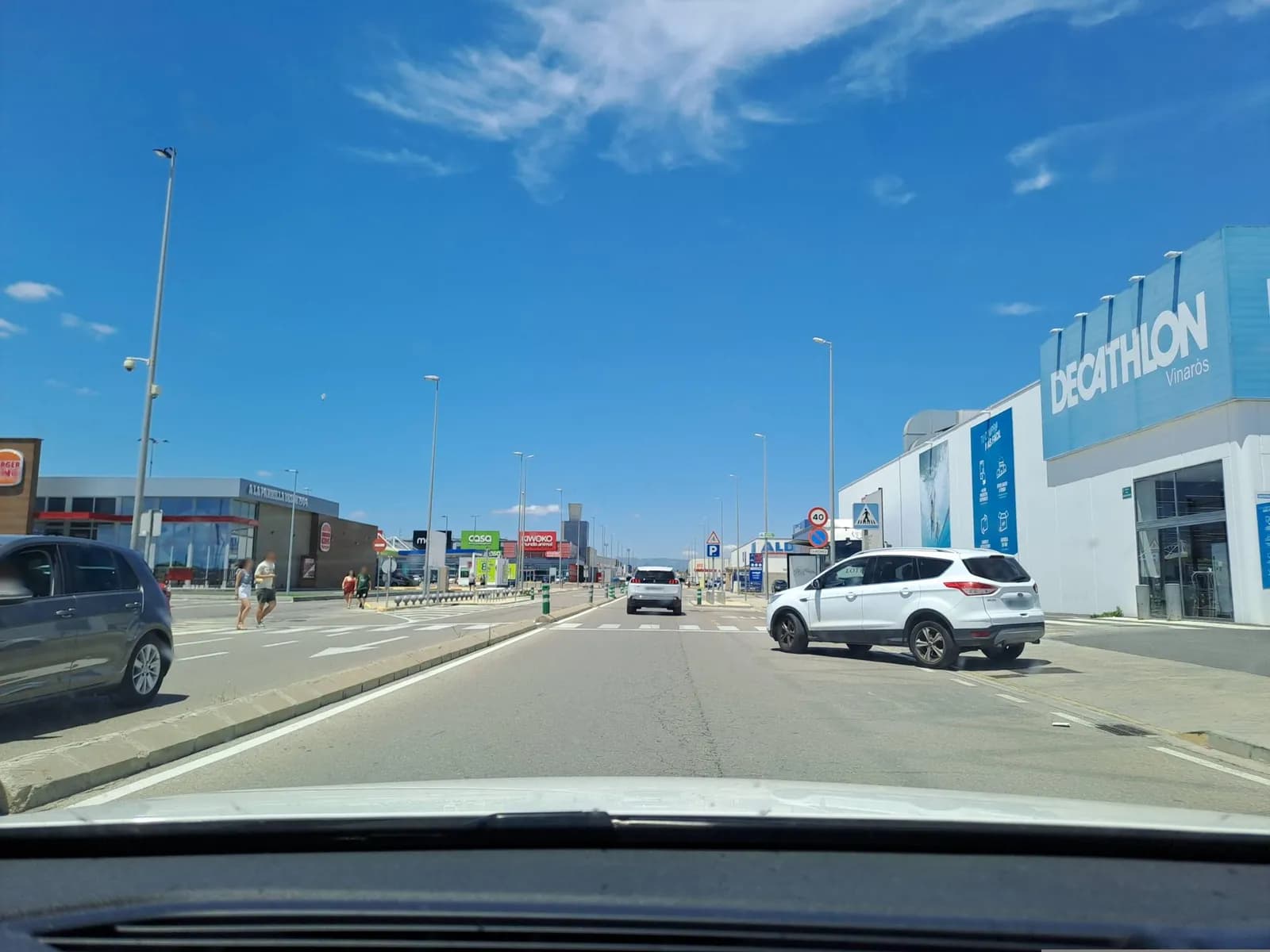 Aparcamiento gratuito en Carrer dels Dauradors en Vinaròs (Castellón)