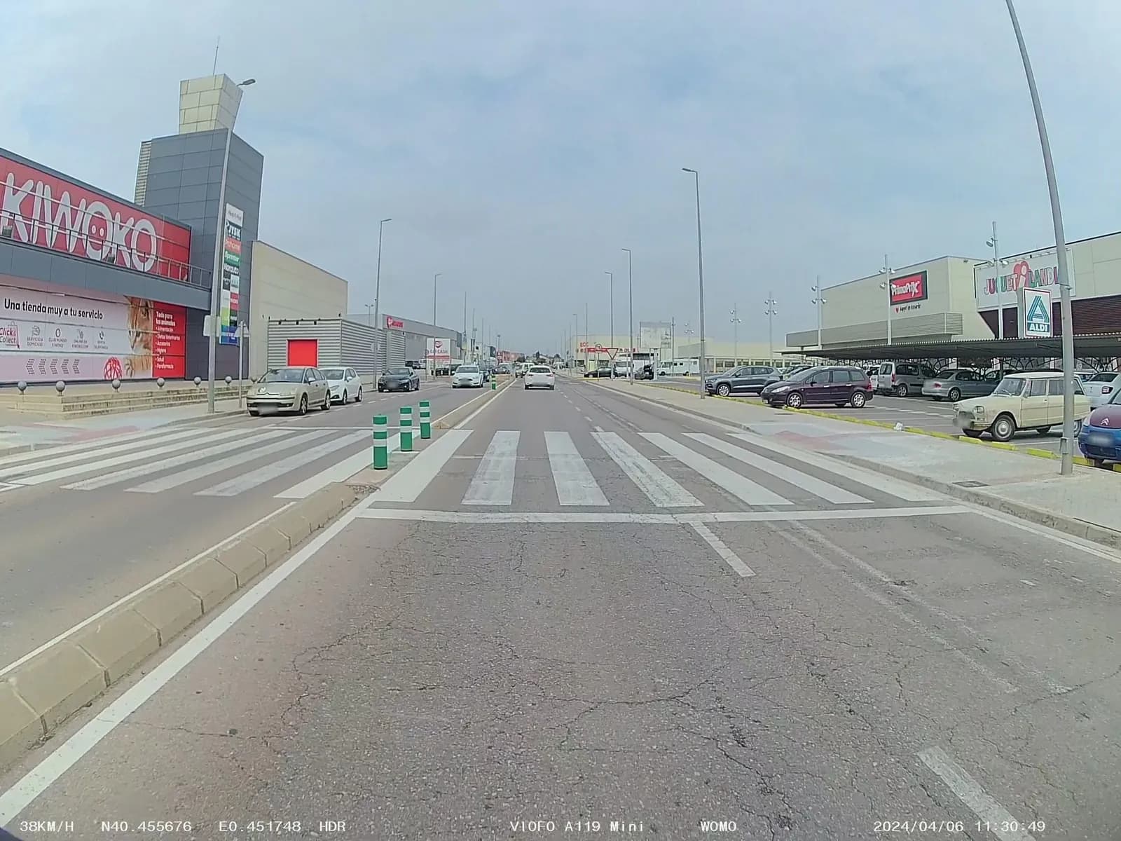 Aparcamiento gratuito en Carrer dels Dauradors en Vinaròs (Castellón)