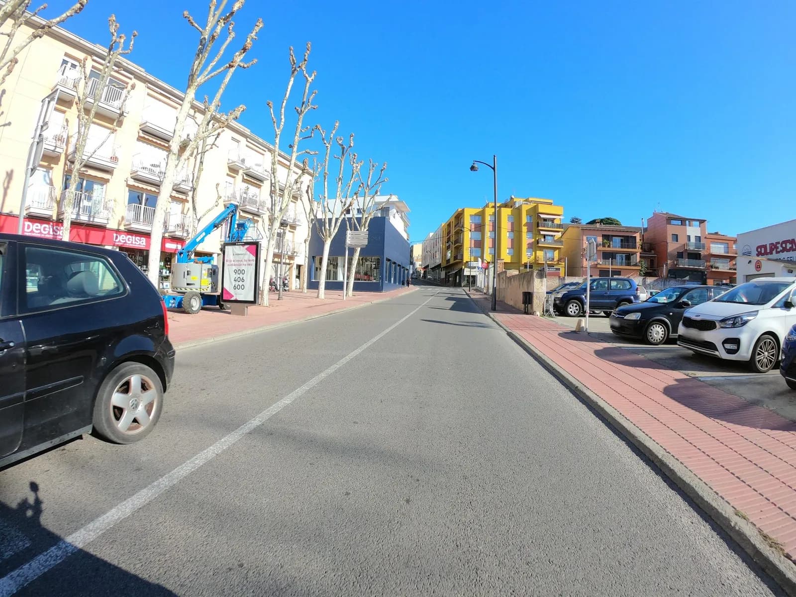Aparcamiento gratuito en Carrer dels Guíxols en Sant Feliu de Guíxols (Girona)