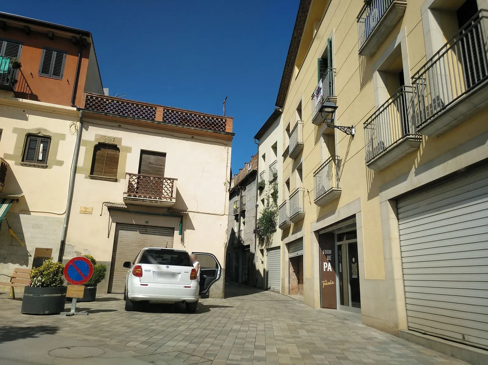 Aparcamiento gratuito en Carrer Doctor Codina en La Cellera de Ter (Girona)