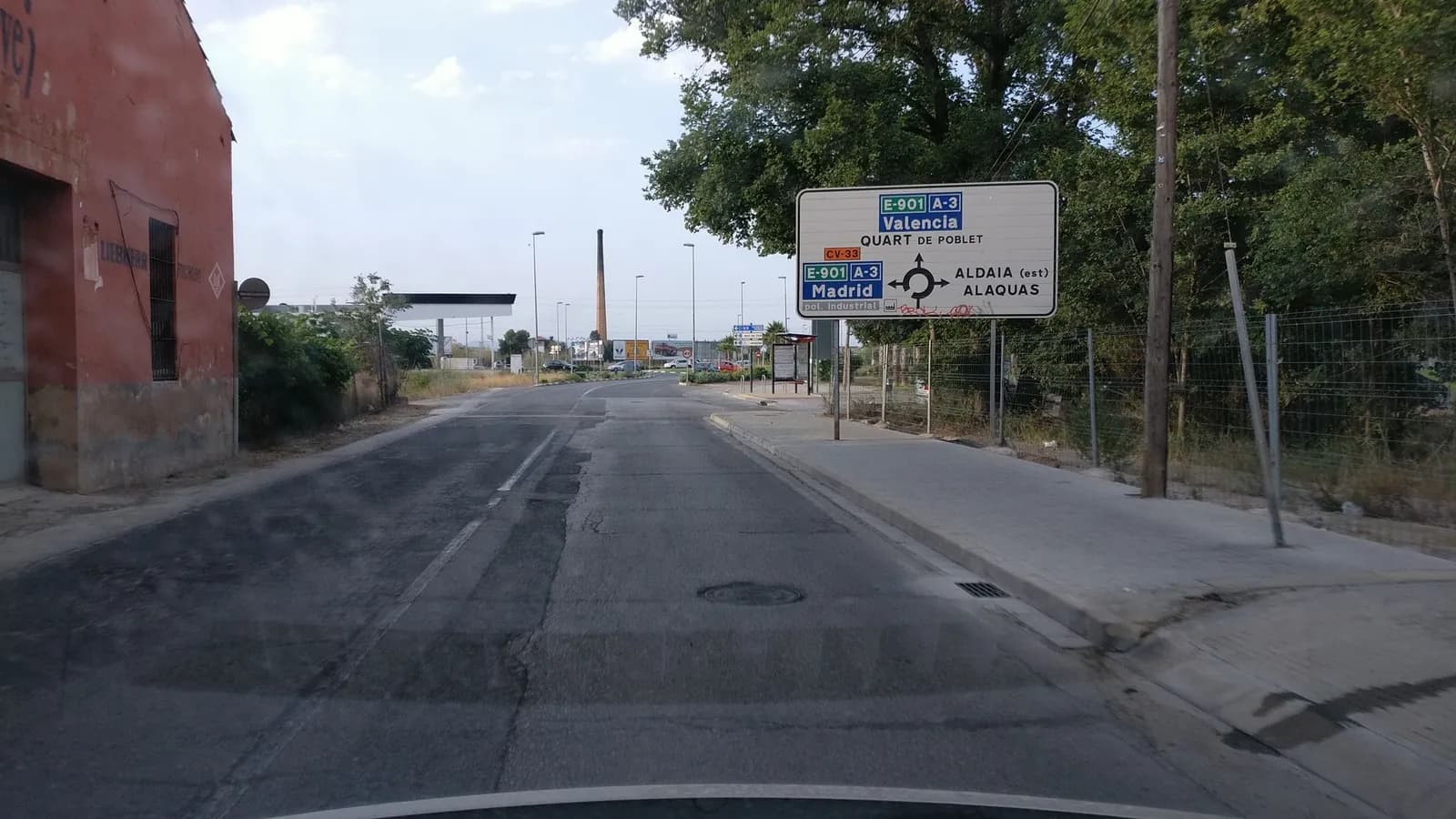 Aparcamiento gratuito en Carrer Lluís Vives en Aldaia (Valencia)