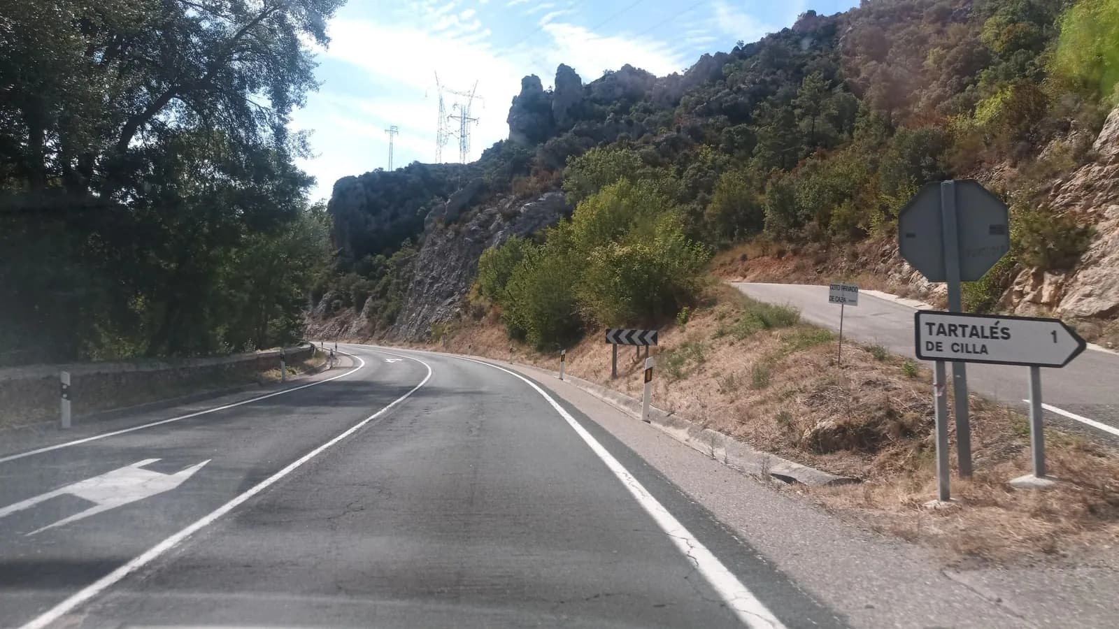 Aparcamiento gratuito en Carretera a Tartalés de Cilla en Trespaderne (Burgos)