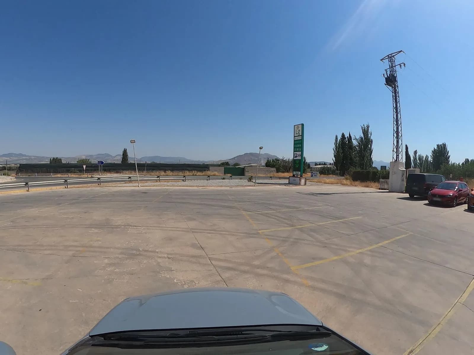 Aparcamiento gratuito en Carretera antigua de Málaga en Chauchina (Granada)
