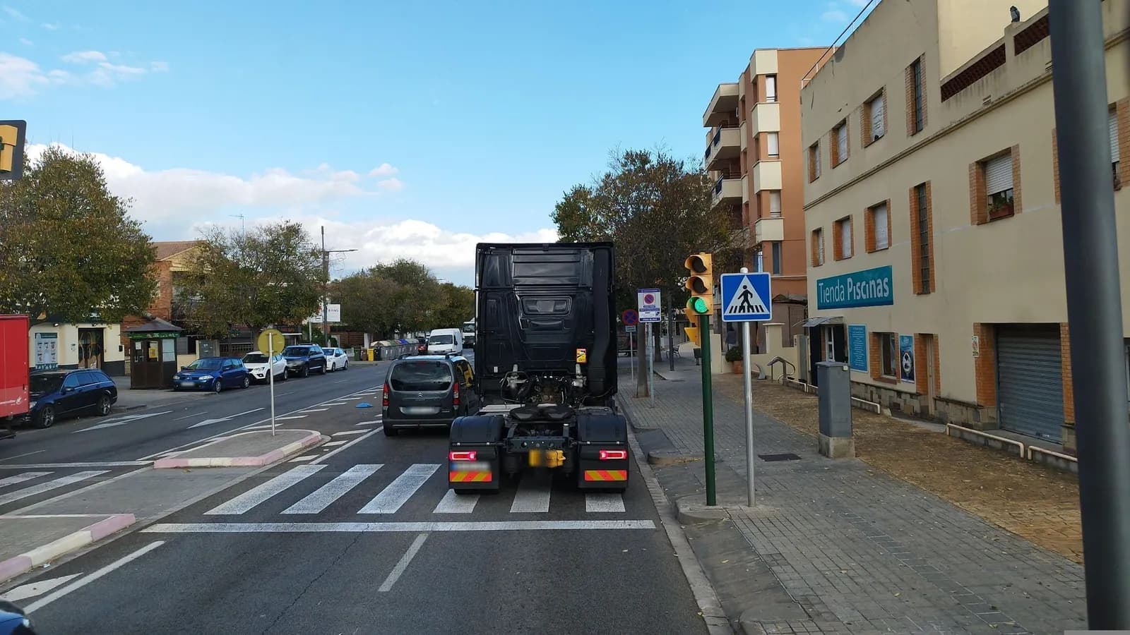 Aparcamiento gratuito en Carretera de Barcelona en Cunit (Tarragona)