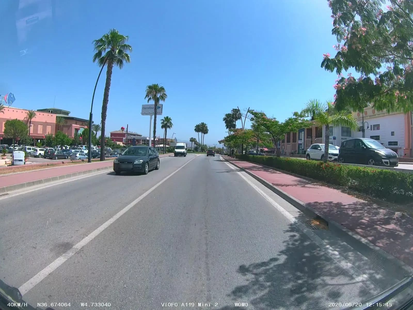 Aparcamiento gratuito en Carretera de Cártama a Coín en Coín (Málaga)