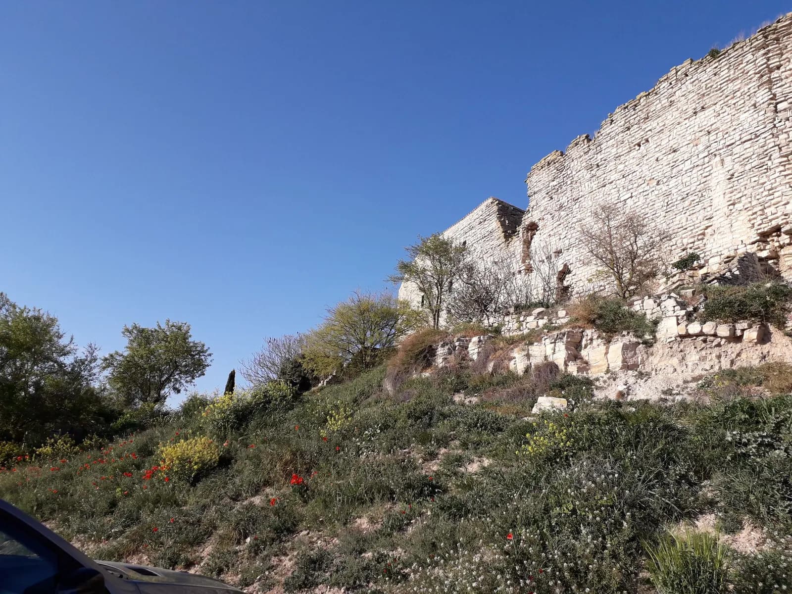 Aparcamiento gratuito en Carretera de Montfalcó Murallat en Oluges (Les) (Lleida)
