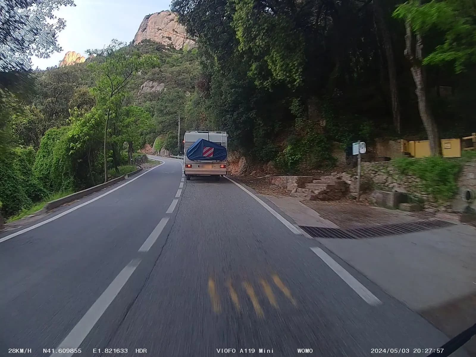 Aparcamiento gratuito en Carretera de Montserrat en Monistrol de Montserrat (Barcelona)