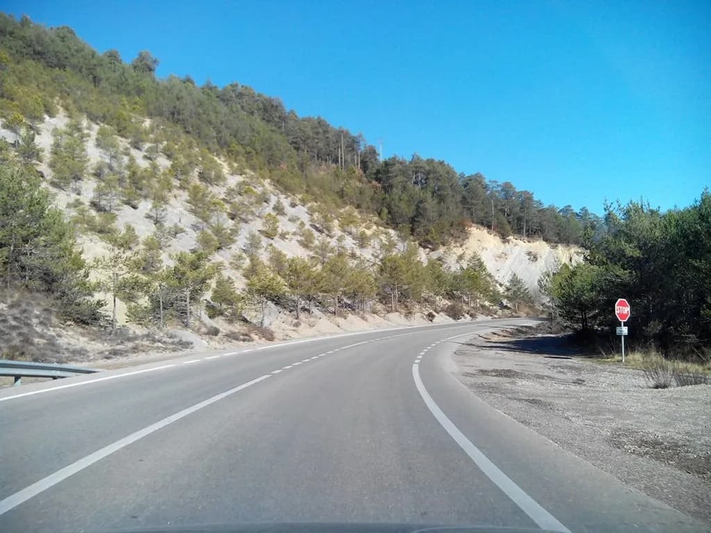 Aparcamiento gratuito en Carretera de Ripoll a Berga en Vilada (Barcelona)