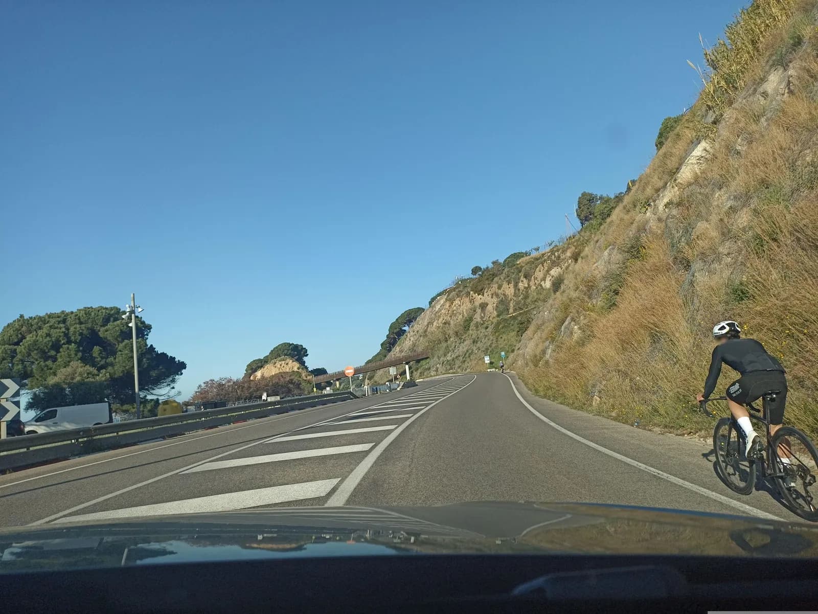 Aparcamiento gratuito en Carretera de Sant Pol de Mar en Calella (Barcelona)