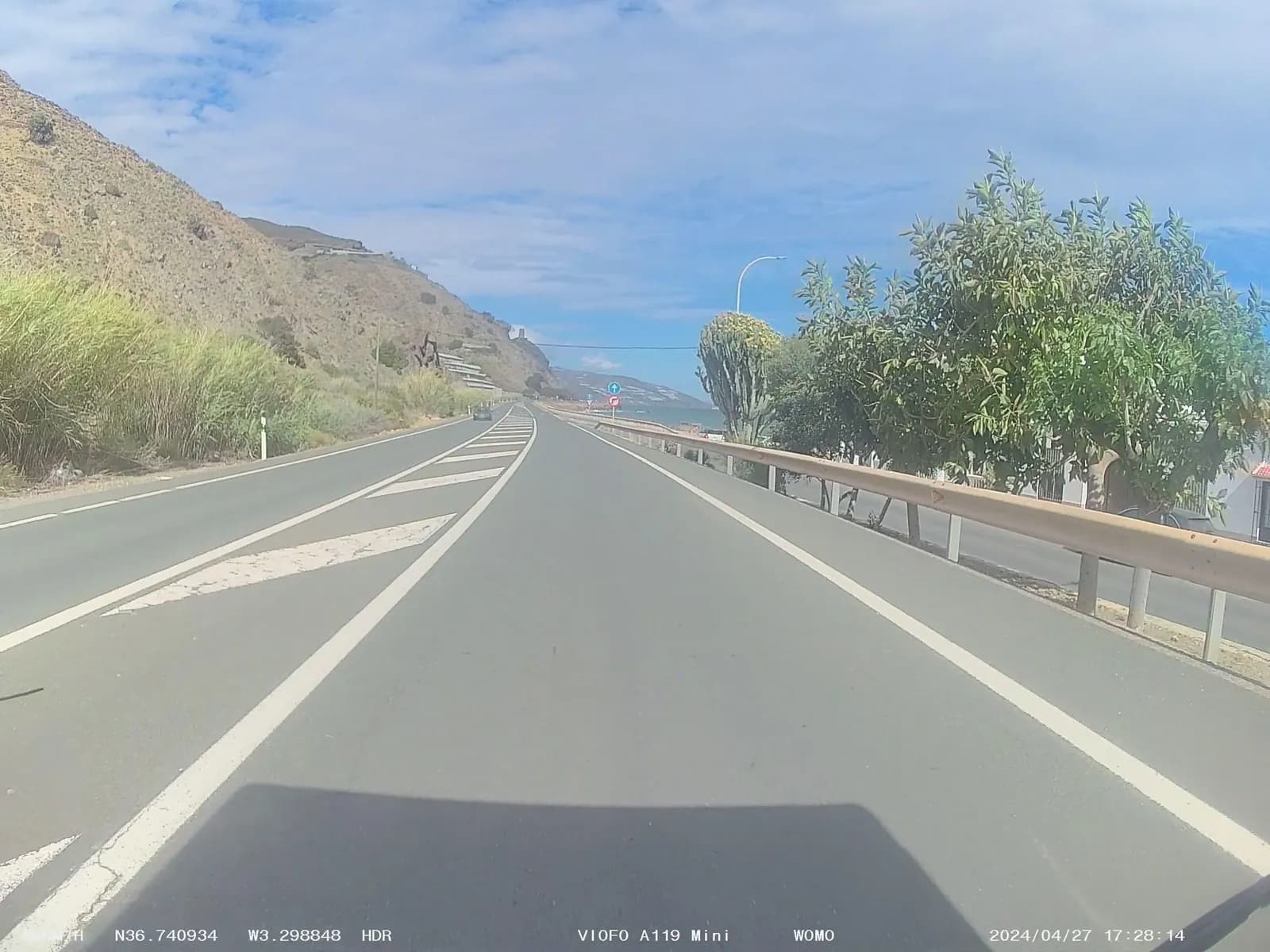 Aparcamiento gratuito en Carretera del Mediterráneo en Polopos (Granada)