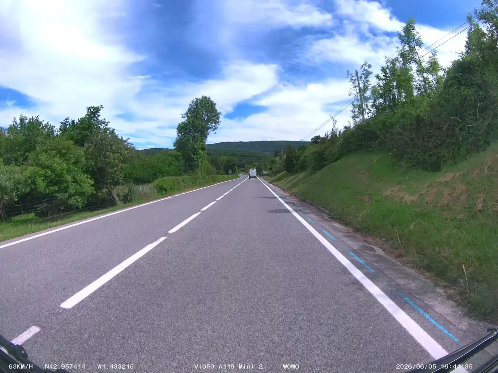 Aparcamiento gratuito en Carretera Pamplona - Francia (Valcarlos) en Erro (Navarra)
