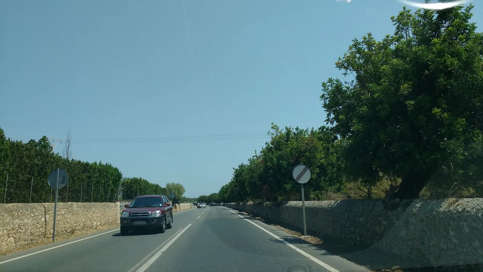 Aparcamiento gratuito en Carretera vella d'Inca en Binissalem (Illes Balears)