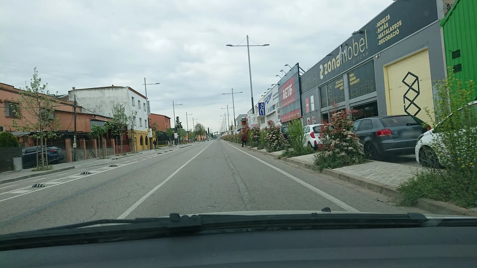 Aparcamiento gratuito en Carril bici en Fornells de la Selva (Girona)