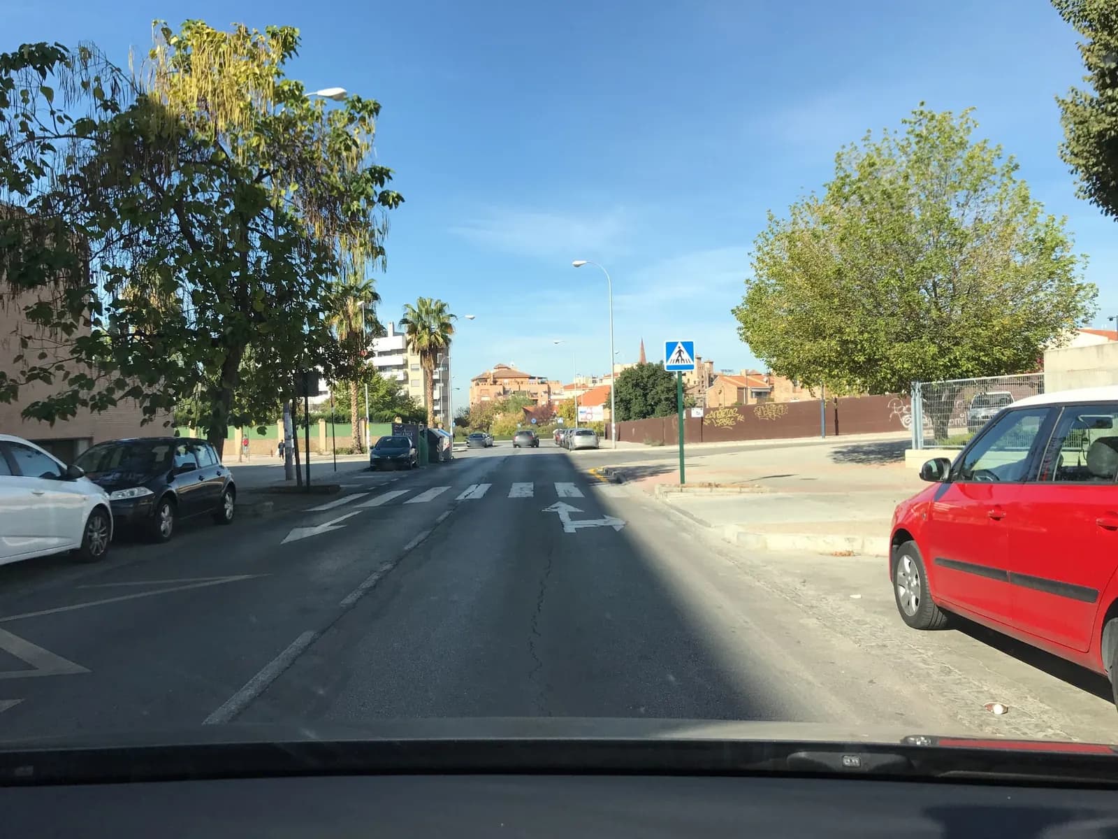 Aparcamiento gratuito cerca de Estación de Autobuses de Granada en Maracena (Granada)