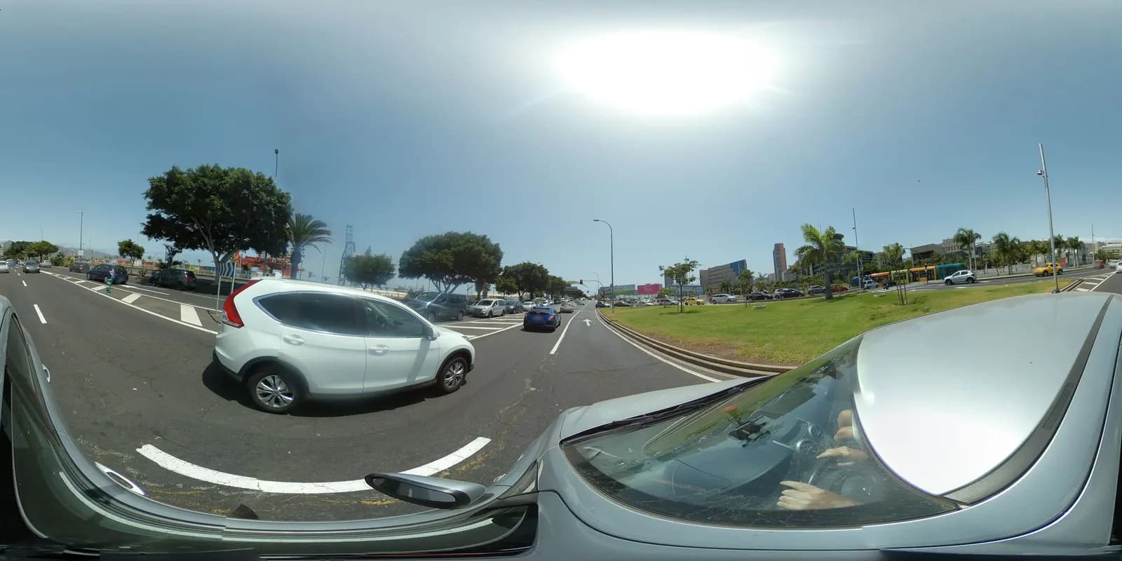 Aparcamiento gratuito cerca de Palmetum (Santa Cruz de Tenerife) en Santa Cruz de Tenerife