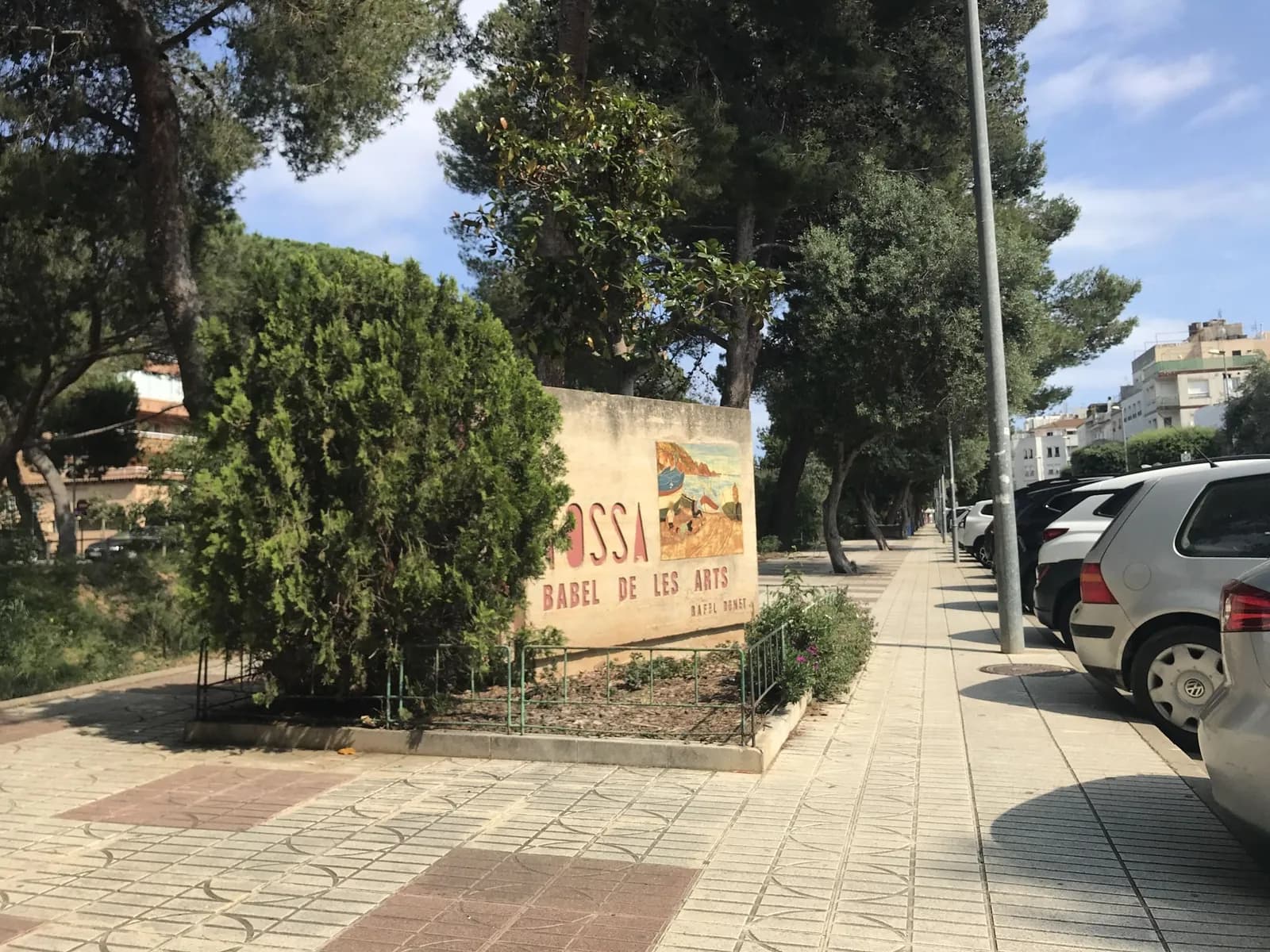 Aparcamiento gratuito cerca de Platja Gran de Tossa de Mar en Tossa de Mar (Girona)