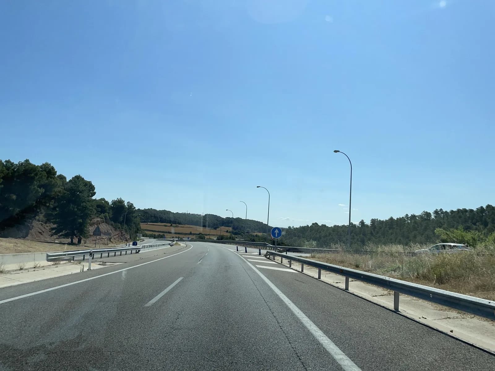Aparcamiento gratuito en Eix Transversal en Sant Pere Sallavinera (Barcelona)