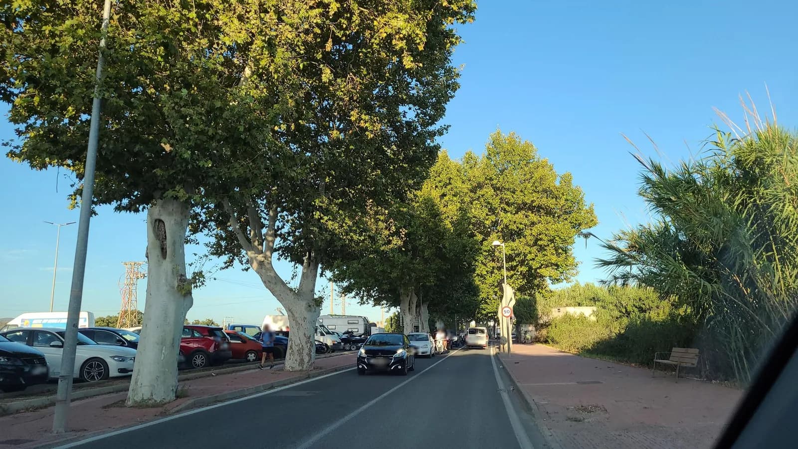 Aparcamiento gratuito en el centro de Sant Antoni de Portmany en Sant Antoni de Portmany (Illes Balears)