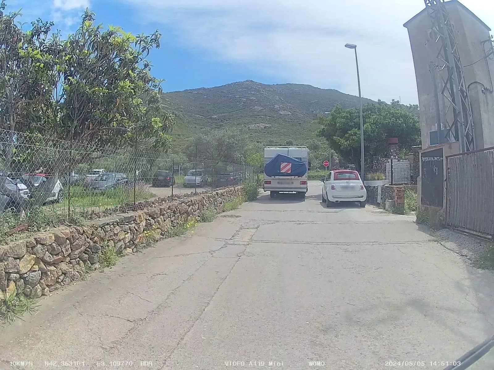 Aparcamiento gratuito en el noreste de Vilajuïga en Vilajuïga (Girona)