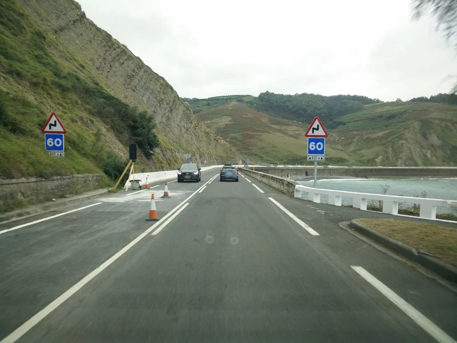 Aparcamiento gratuito en el noreste de Zumaia en Zumaia (Gipuzkoa)