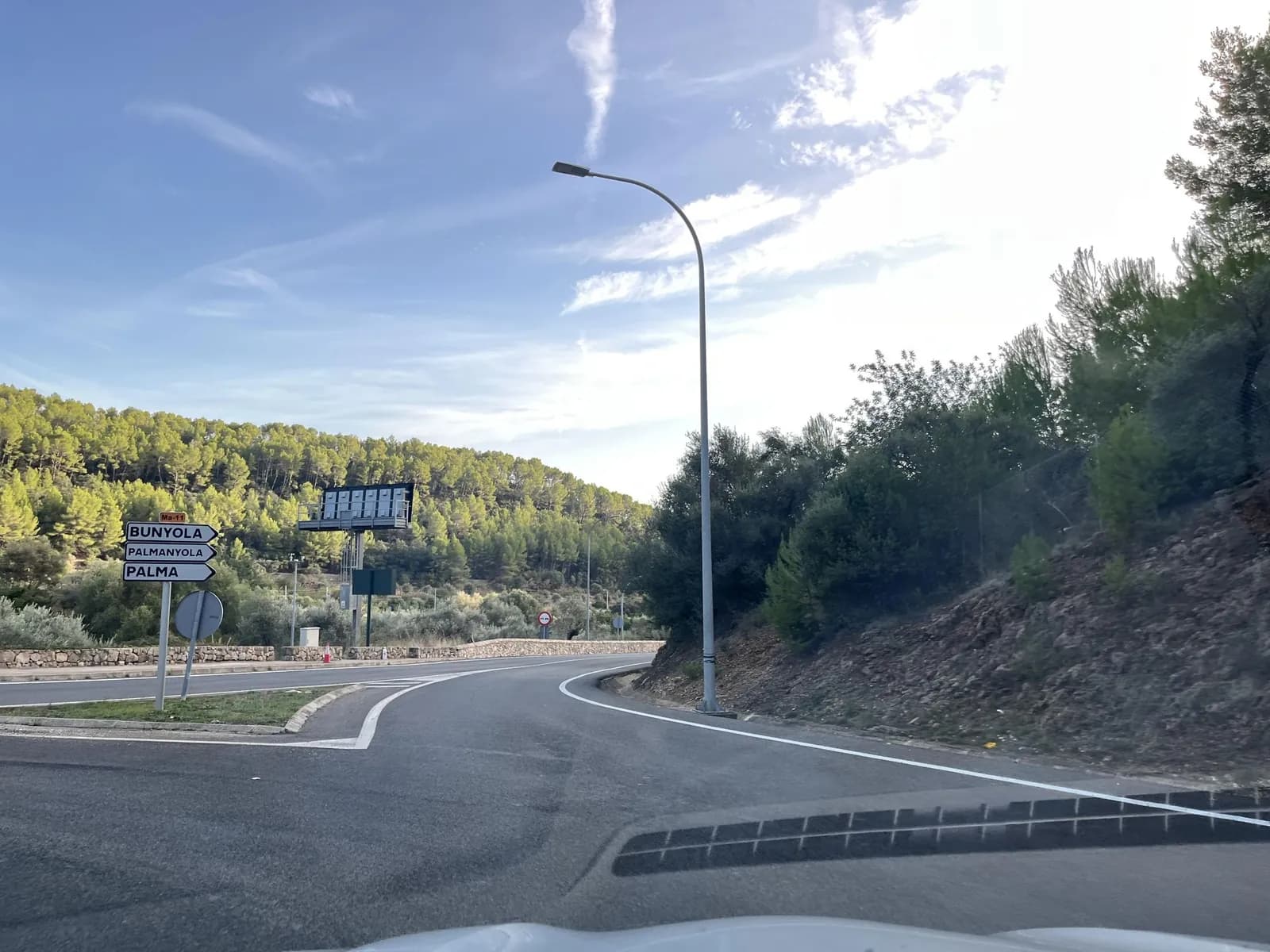 Aparcamiento gratuito en el noroeste de Bunyola en Bunyola (Illes Balears)