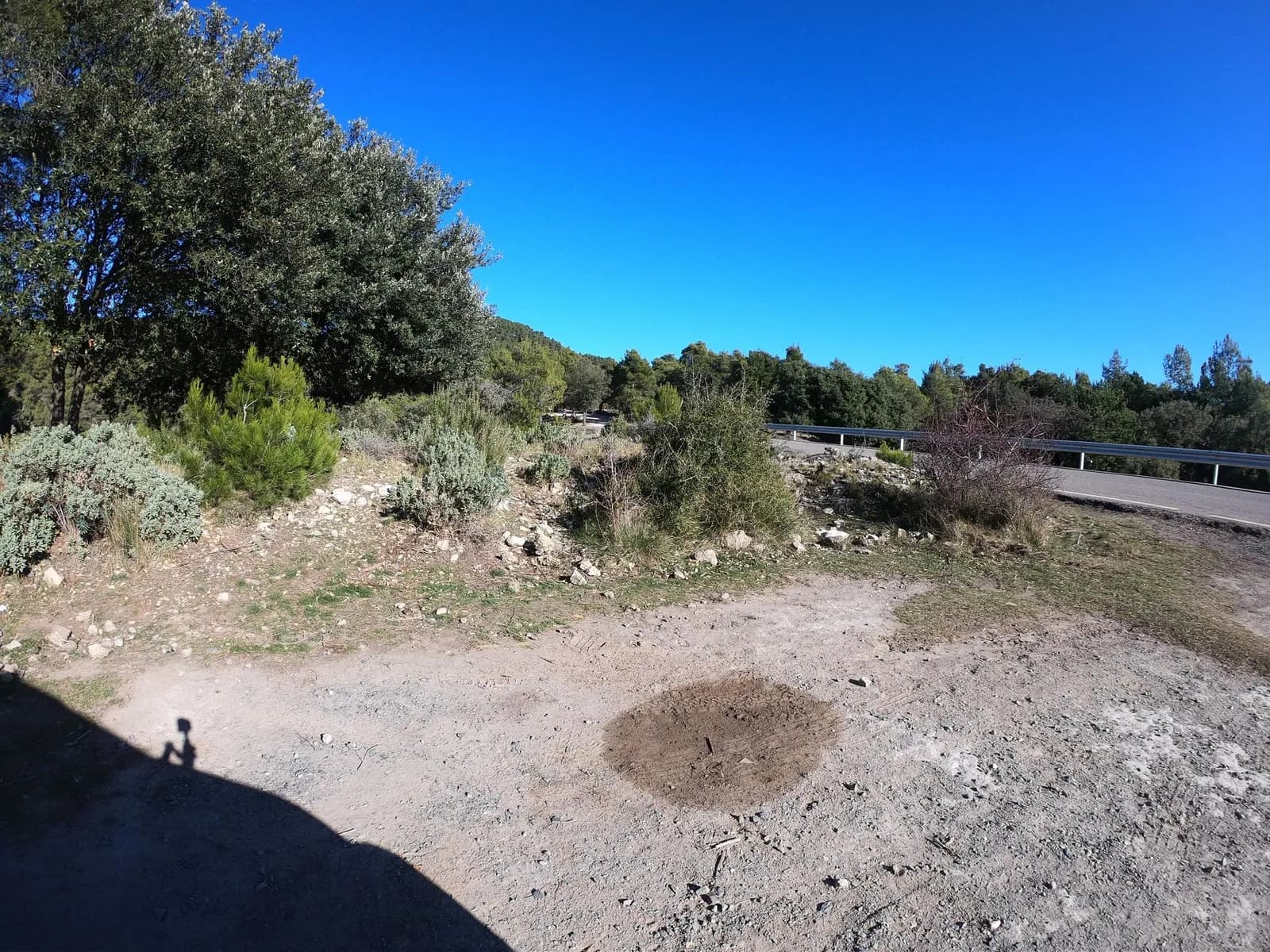 Aparcamiento gratuito en el norte de Arbolí en Arbolí (Tarragona)