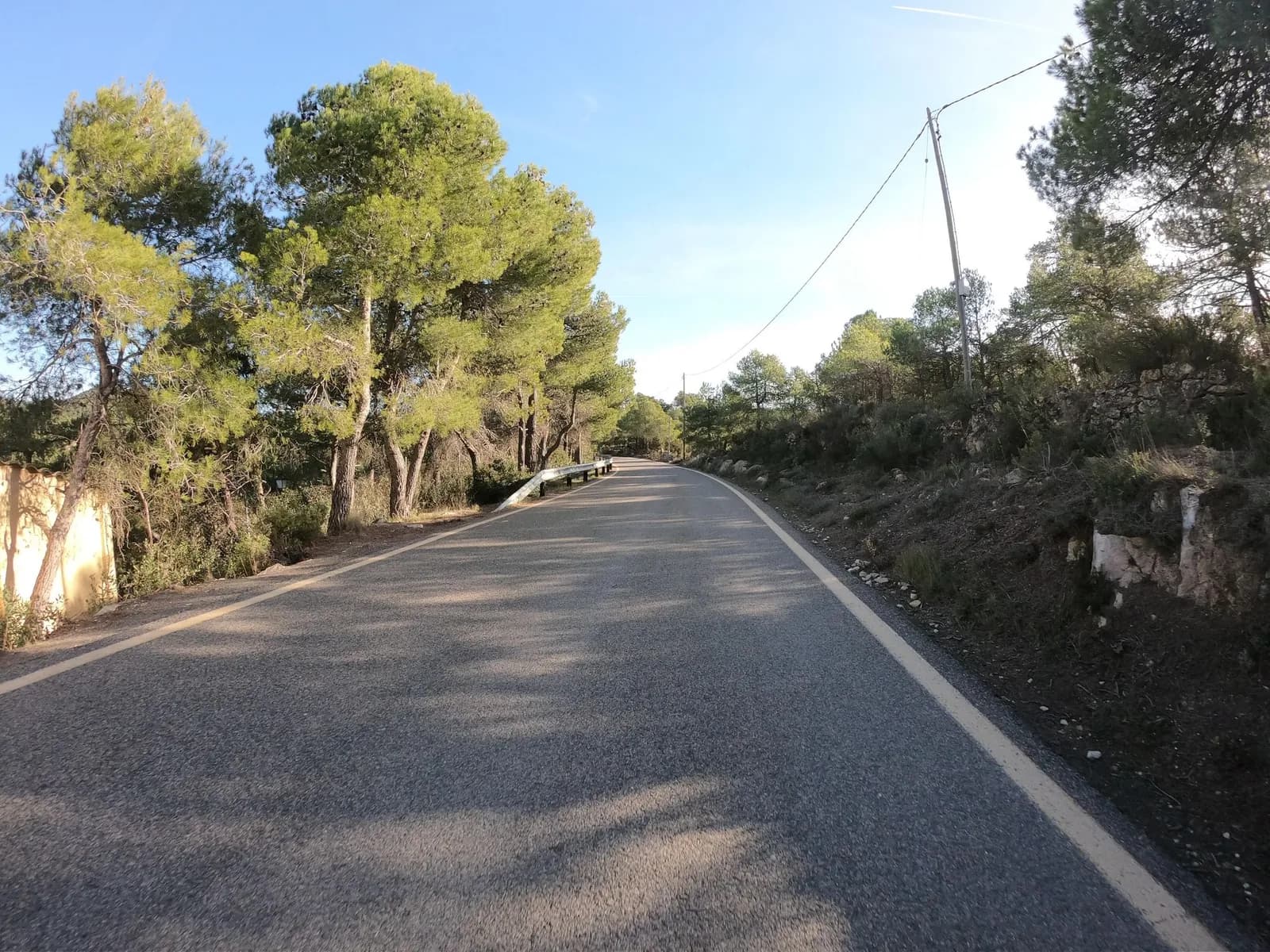 Aparcamiento gratuito en el norte de Arbolí en Arbolí (Tarragona)