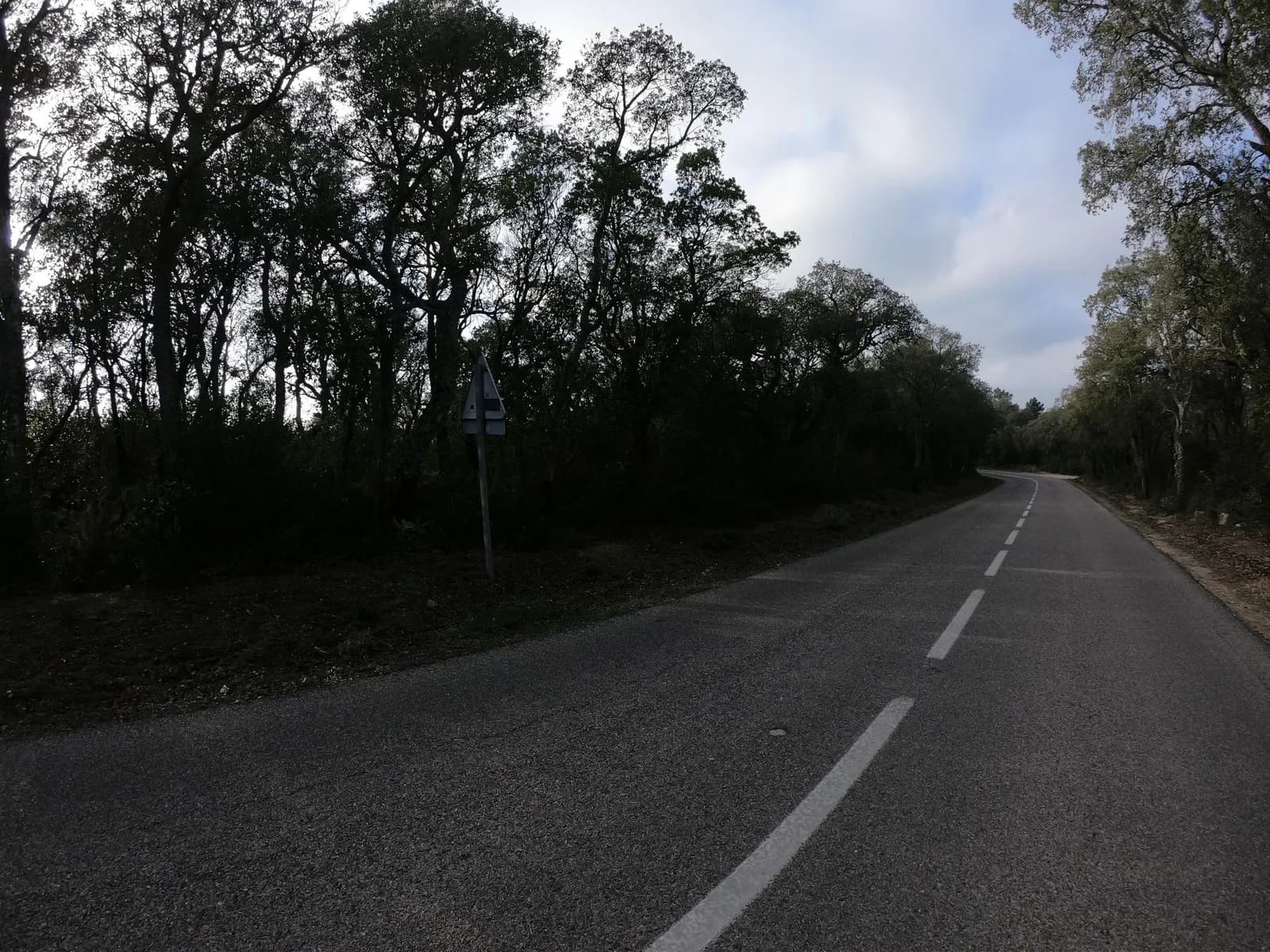 Aparcamiento gratuito en el norte de Santa Cristina d'Aro en Santa Cristina d'Aro (Girona)