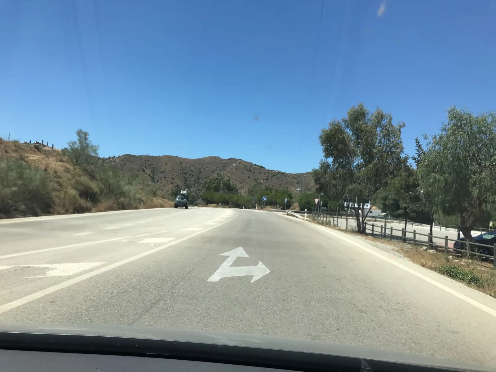 Aparcamiento gratuito en el oeste de Viñuela en Viñuela (Málaga)