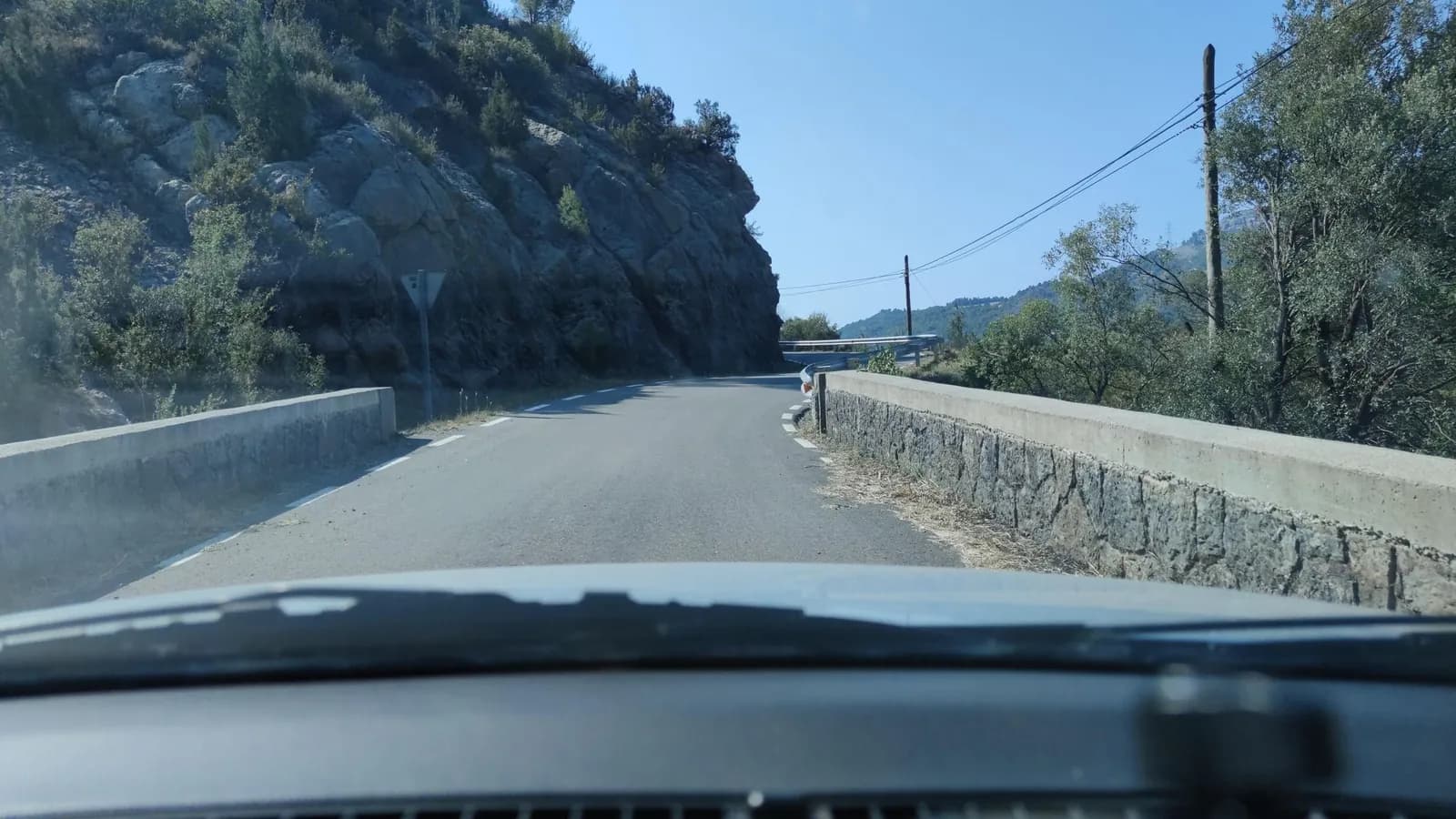 Aparcamiento gratuito en el sur de Senterada en Senterada (Lleida)