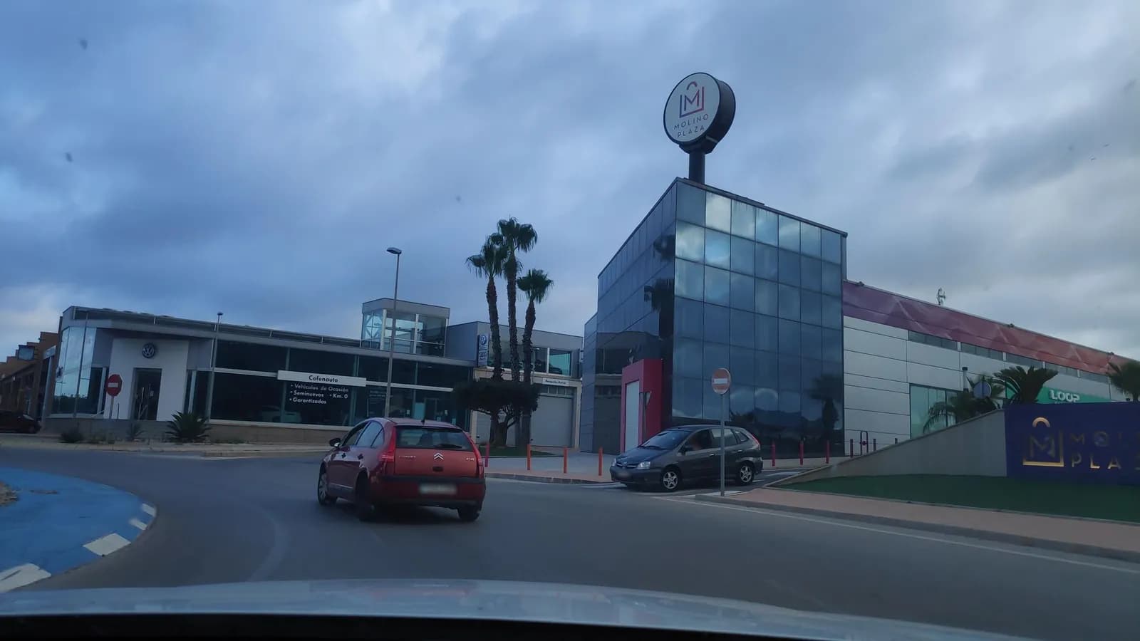 Aparcamiento gratuito en el suroeste de San Javier en San Javier (Murcia)