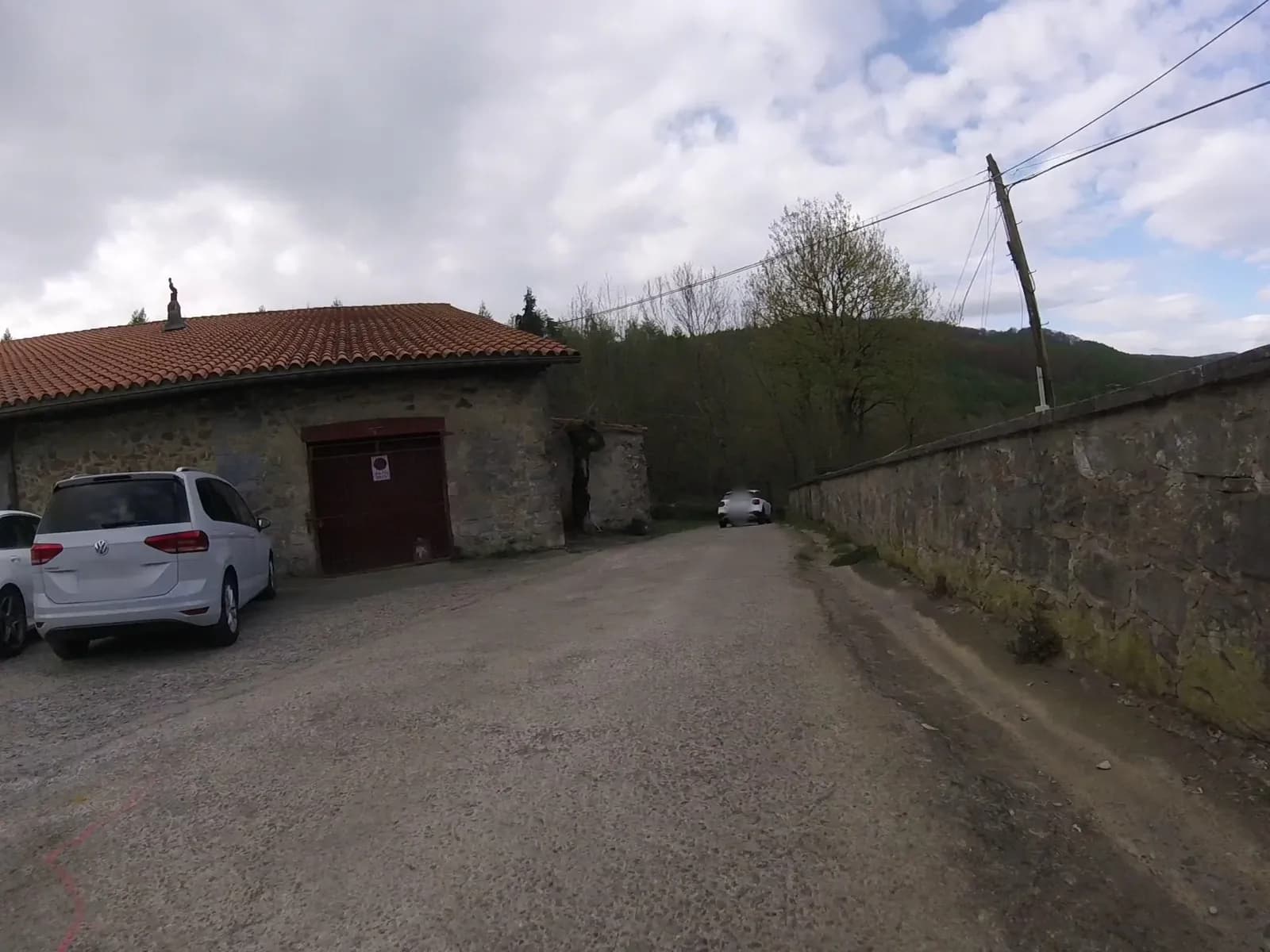 Aparcamiento gratuito en Goiballara en Larraul (Gipuzkoa)