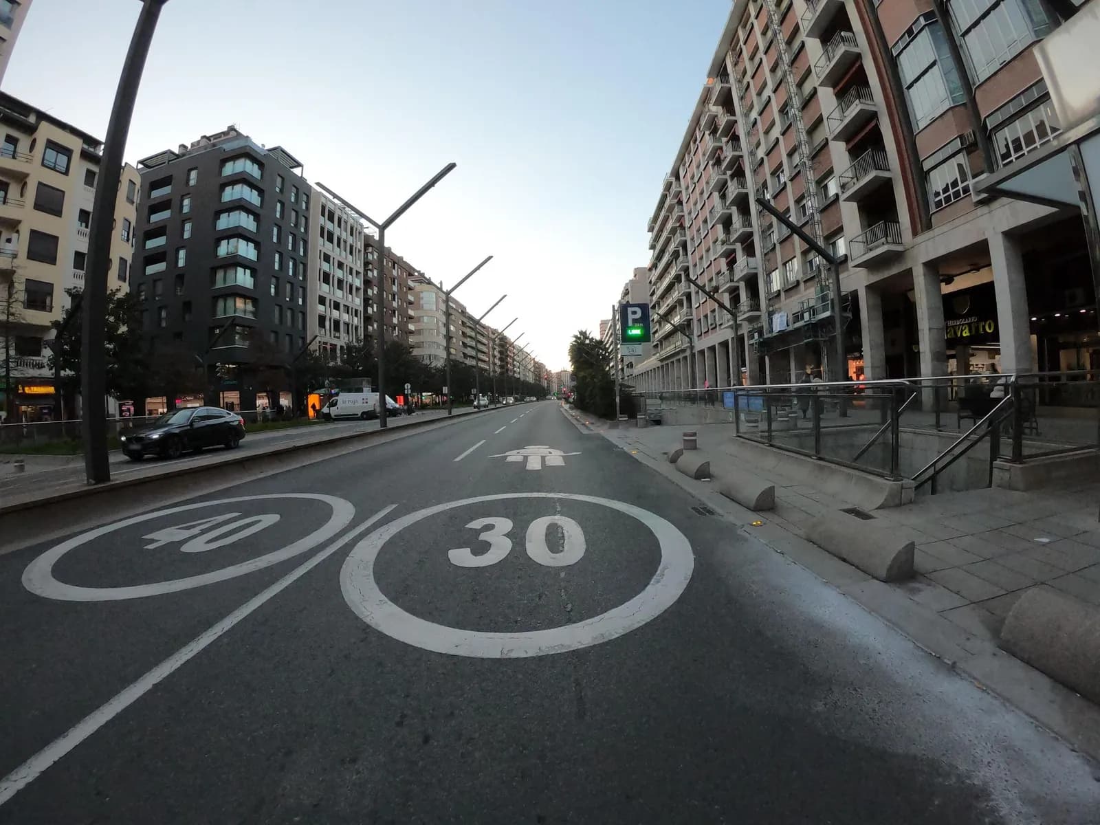 Aparcamiento gratuito junto a Estación de Autobuses de Logroño en Logroño (La Rioja)