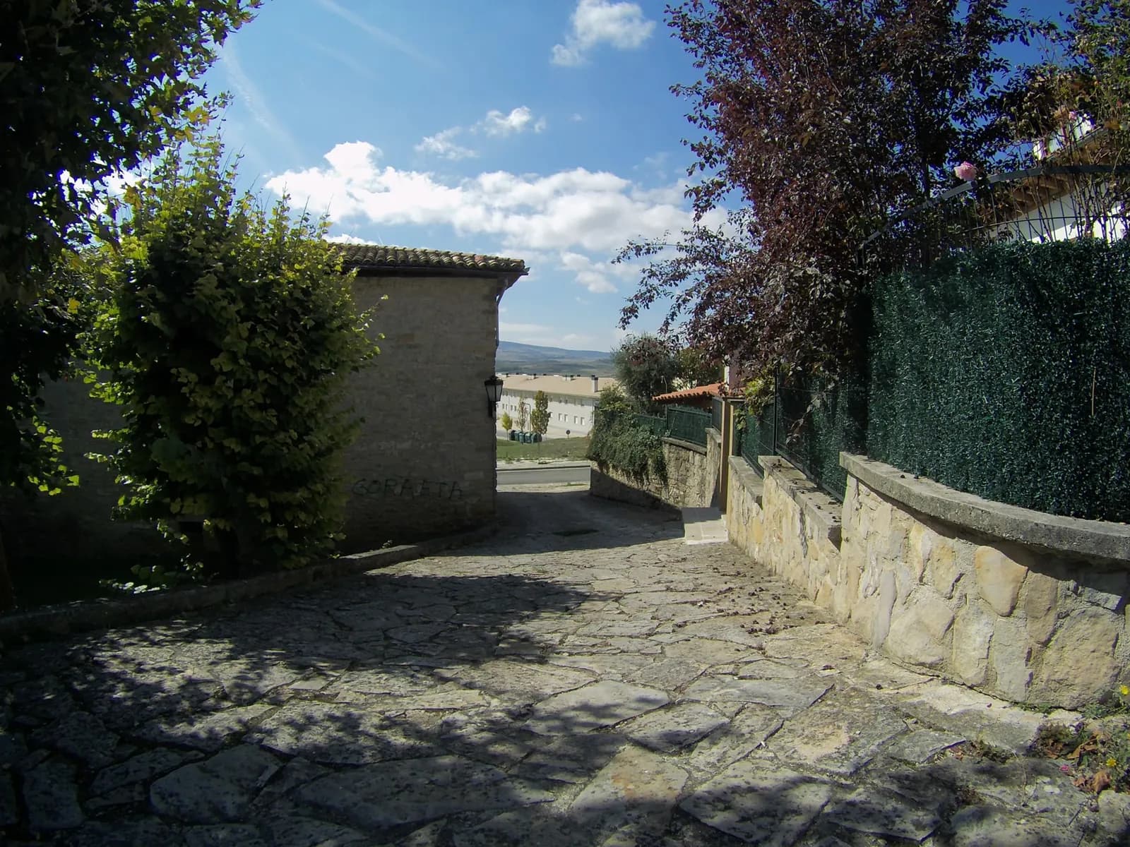 Aparcamiento gratuito en Paseo Beltzeta en Cizur (Navarra)