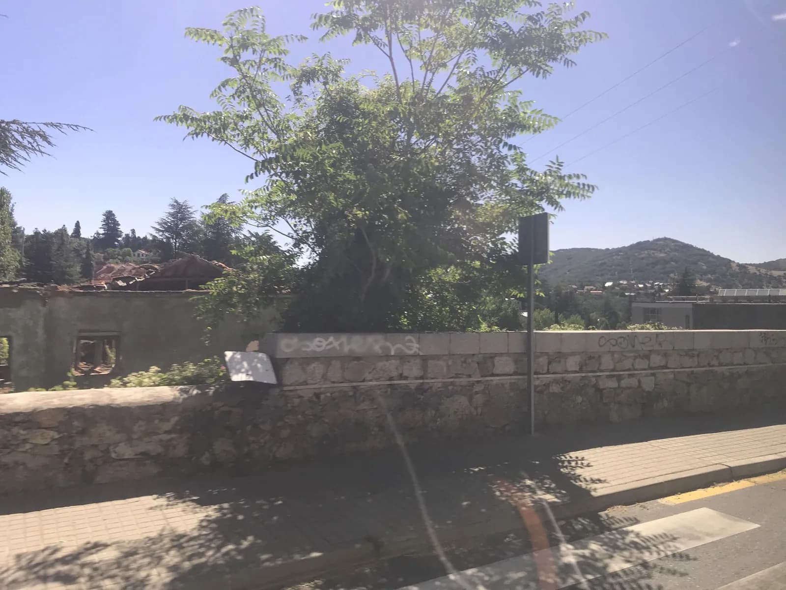 Aparcamiento gratuito en Paseo Rodenas en Cercedilla (Madrid)