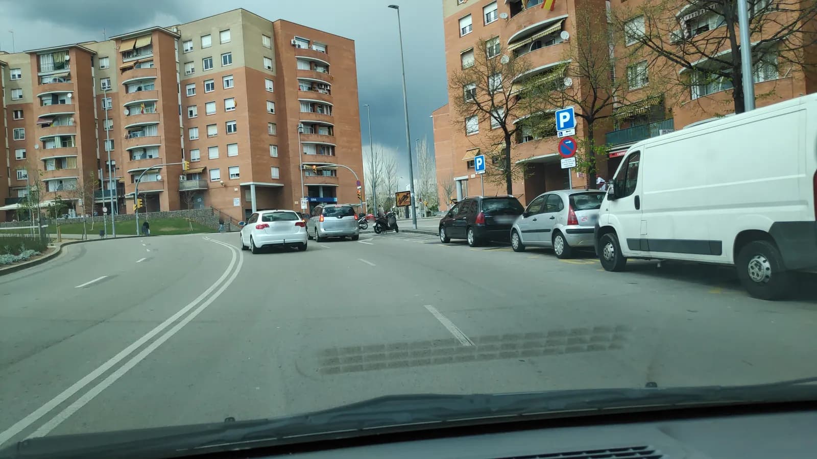 Parking gratuito en Sabadell (Passeig de Sant Bernat) en Sabadell (Barcelona)