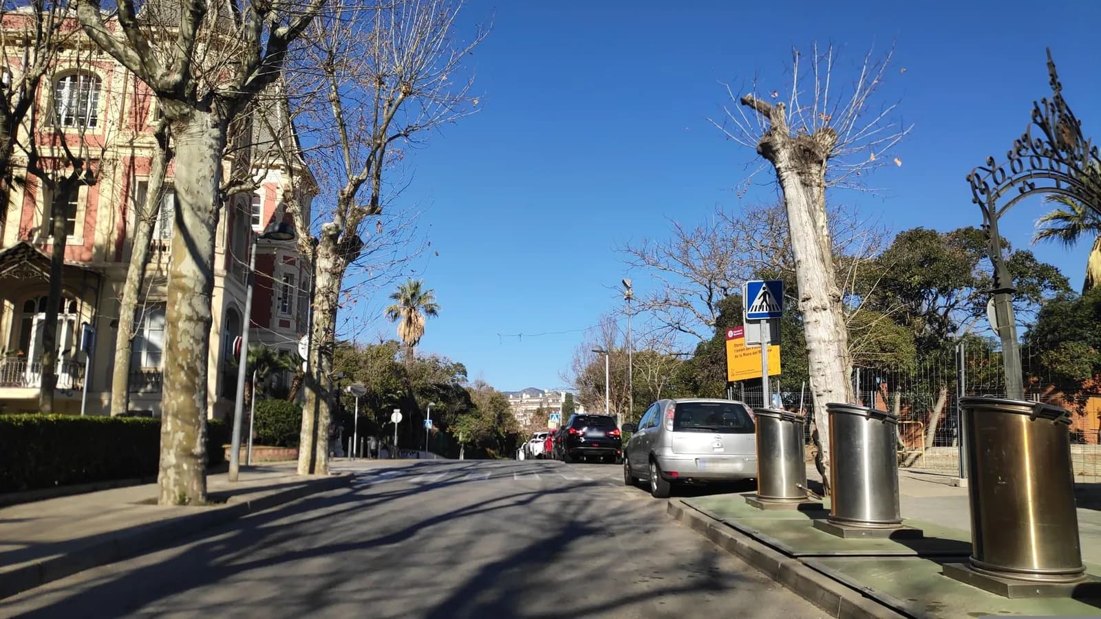 Aparcamiento gratuito en Passeig del Bellresguard en El Masnou (Barcelona)