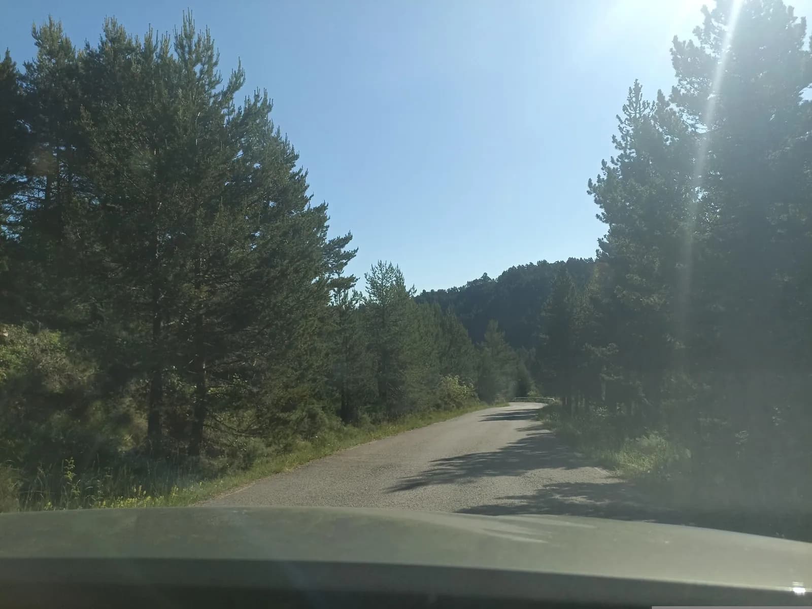 Aparcamiento gratuito en Pista de Vallcebre al Coll de Fumanya en Vallcebre (Barcelona)
