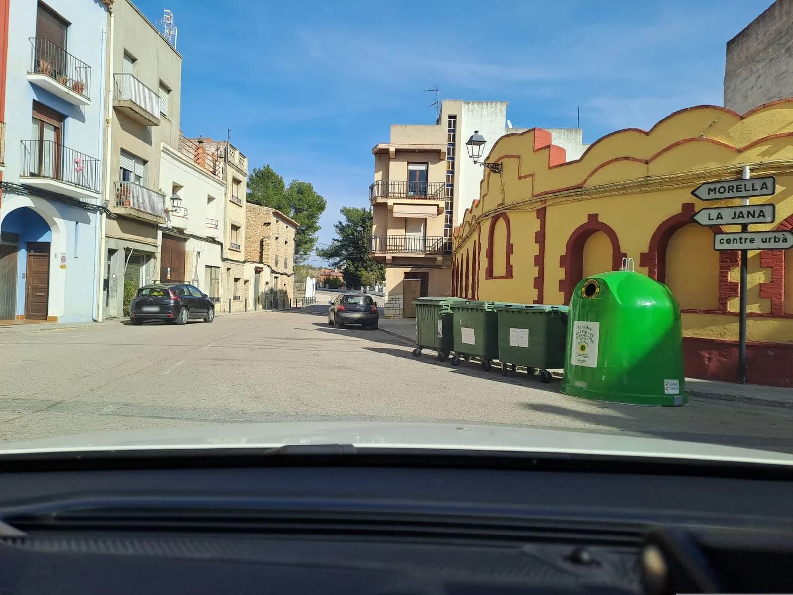Aparcamiento gratuito en Pla de Baix en Sant Mateu (Castellón)