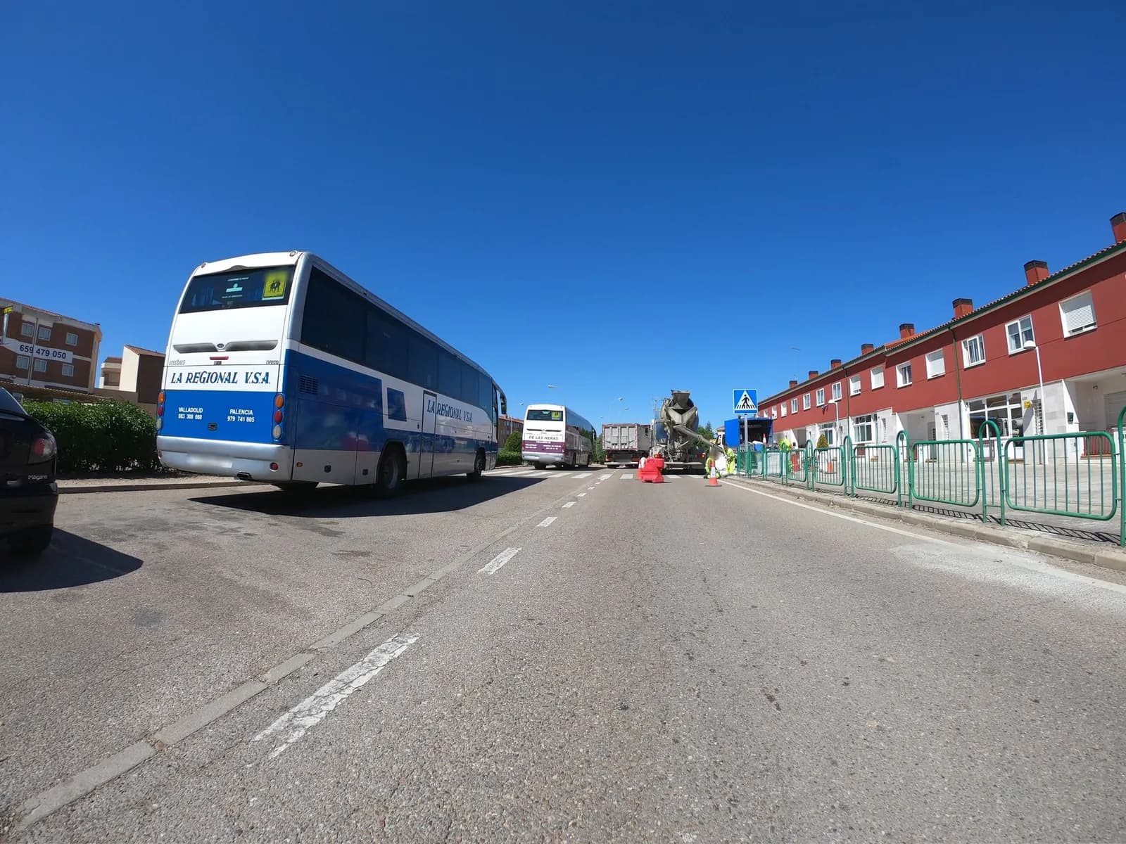 Aparcamiento gratuito en Plaza de la Flor en Peñafiel (Valladolid)