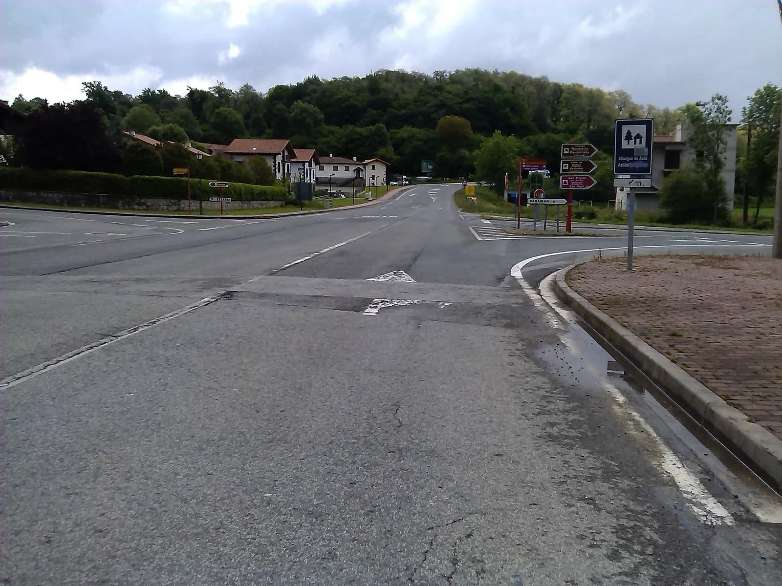 Aparcamiento gratuito en Plazaola kalea en Lekunberri (Navarra)