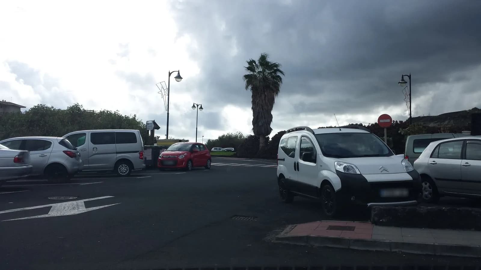 Aparcamiento gratuito en Punta de la Arena en Breña Alta (Santa Cruz de Tenerife)