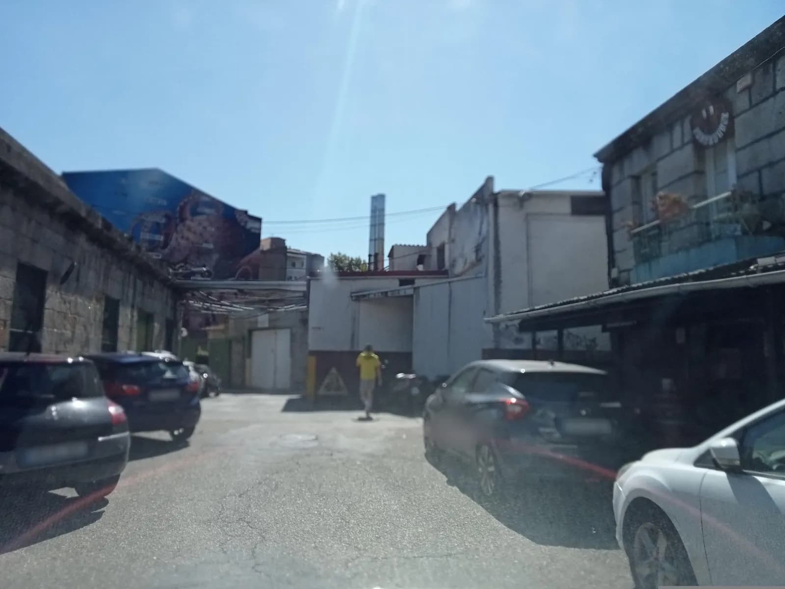 Aparcamiento gratuito en Rúa de San Gregorio en Vigo (Pontevedra)