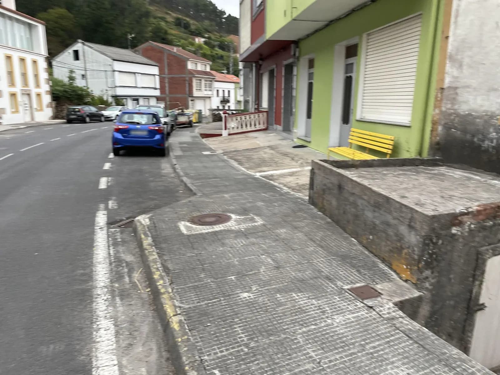 Aparcamiento gratuito en Rúa Principal en Laxe (A Coruña)